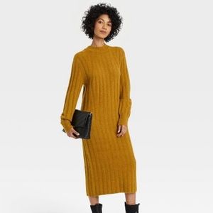 NWT Target A New Day Midi Sweater Dress